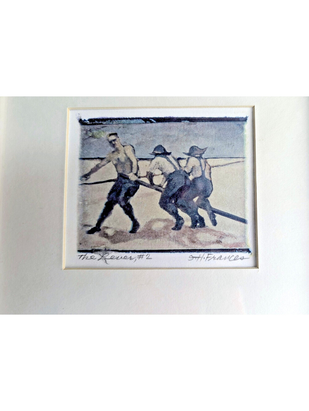 Sherana Harriette Frances Original Art The Lever #2 Polaroid SX70 Transfer COA